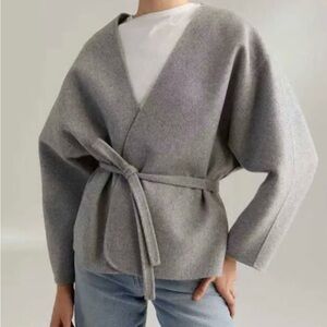 Modern Citizen wool jacket tie sweater